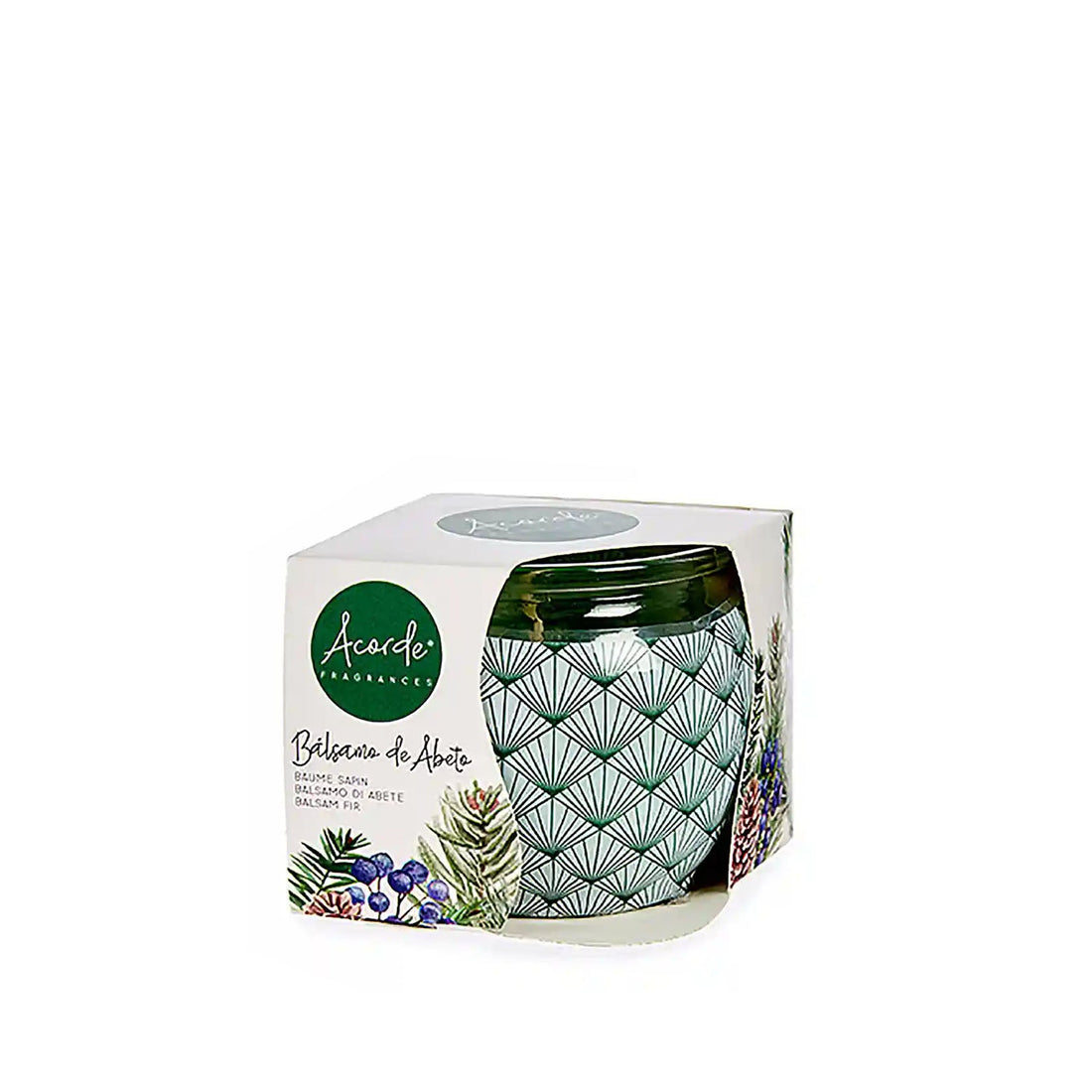 Vela Perfumada Vidro Bálsamo de Abeto