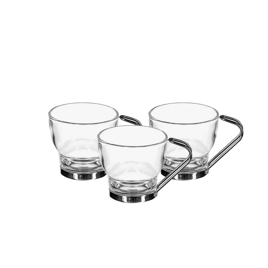 Conjunto 3 Chávenas Café Vidro 11 cl