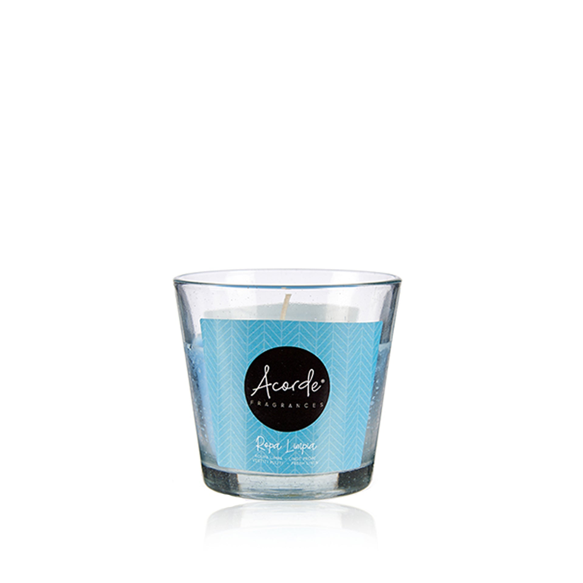 Vela Perfumada em Copo de Vidro Roupa Limpa