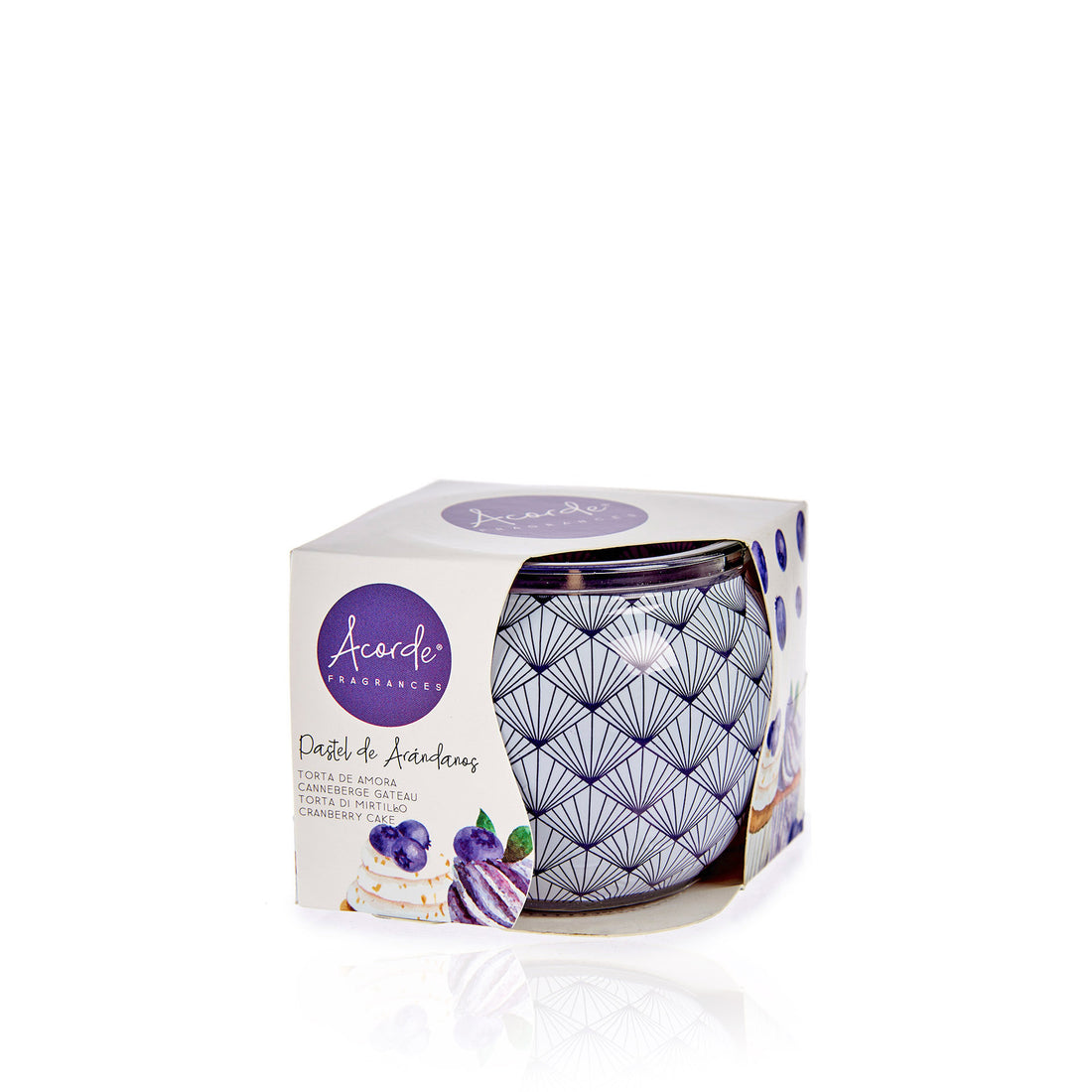 Vela Perfumada Bolo de Mirtilos 230 gr