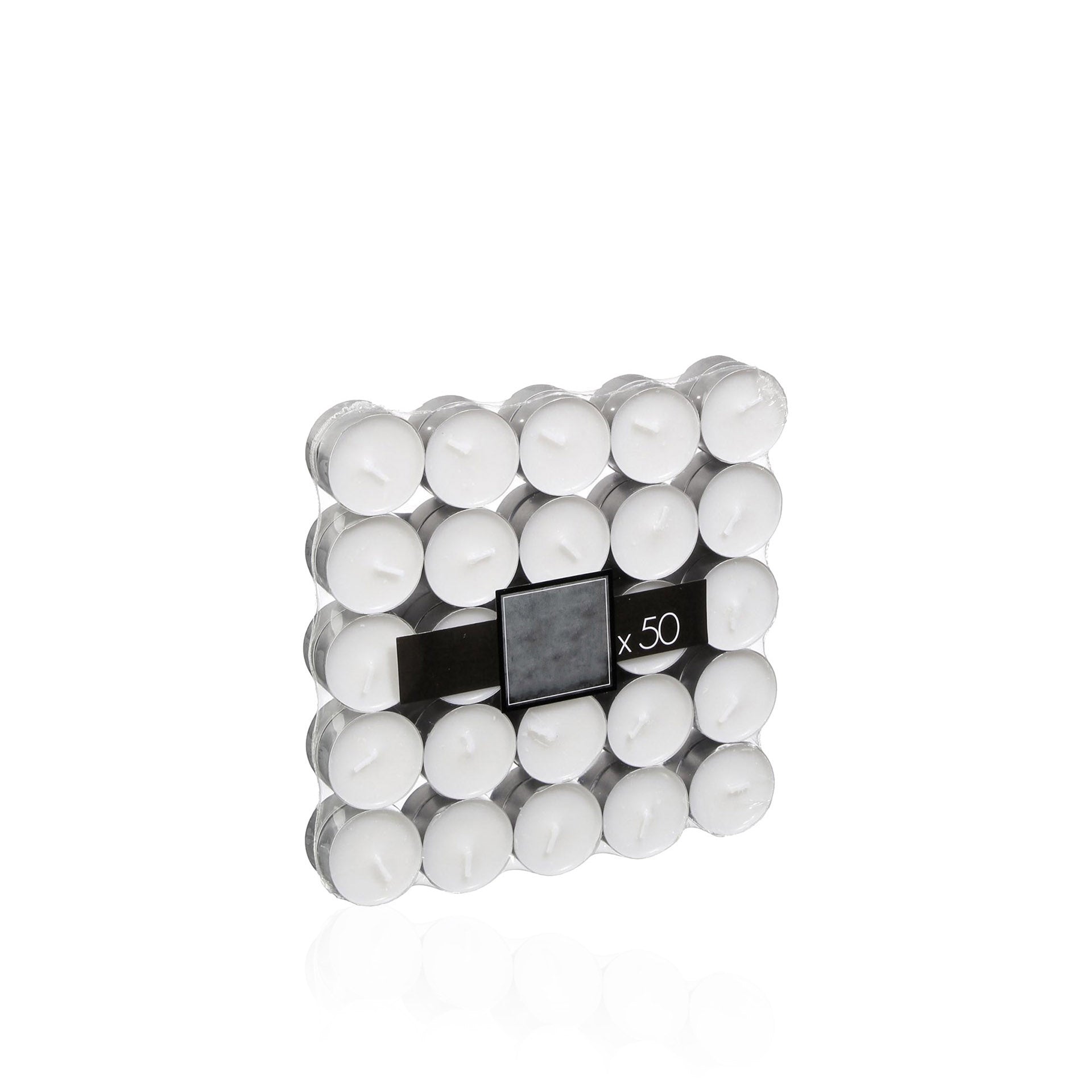 Conjunto 50 Velas Tealight Brancas
