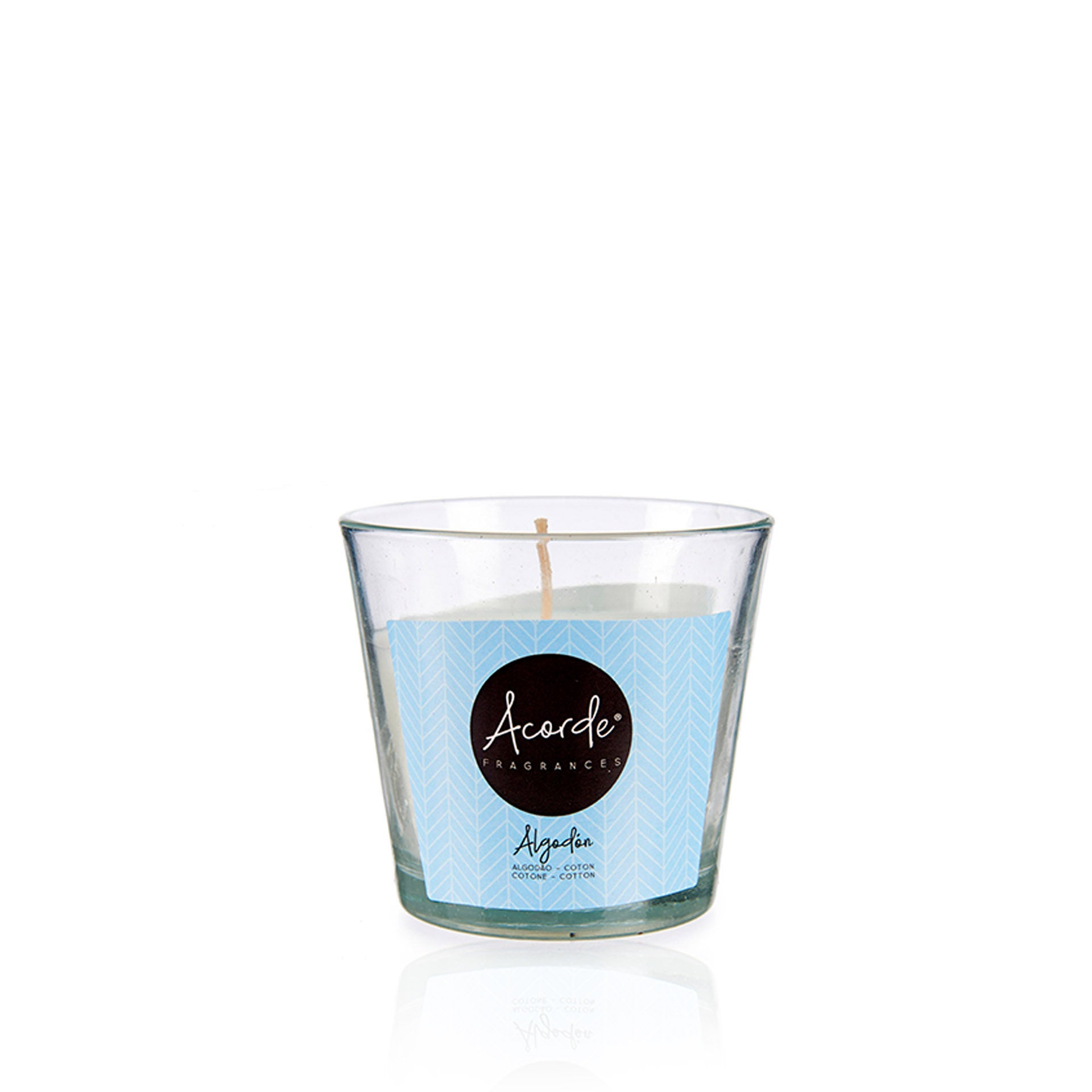 Vela Perfumada em Copo de Vidro Algodão 120 gr