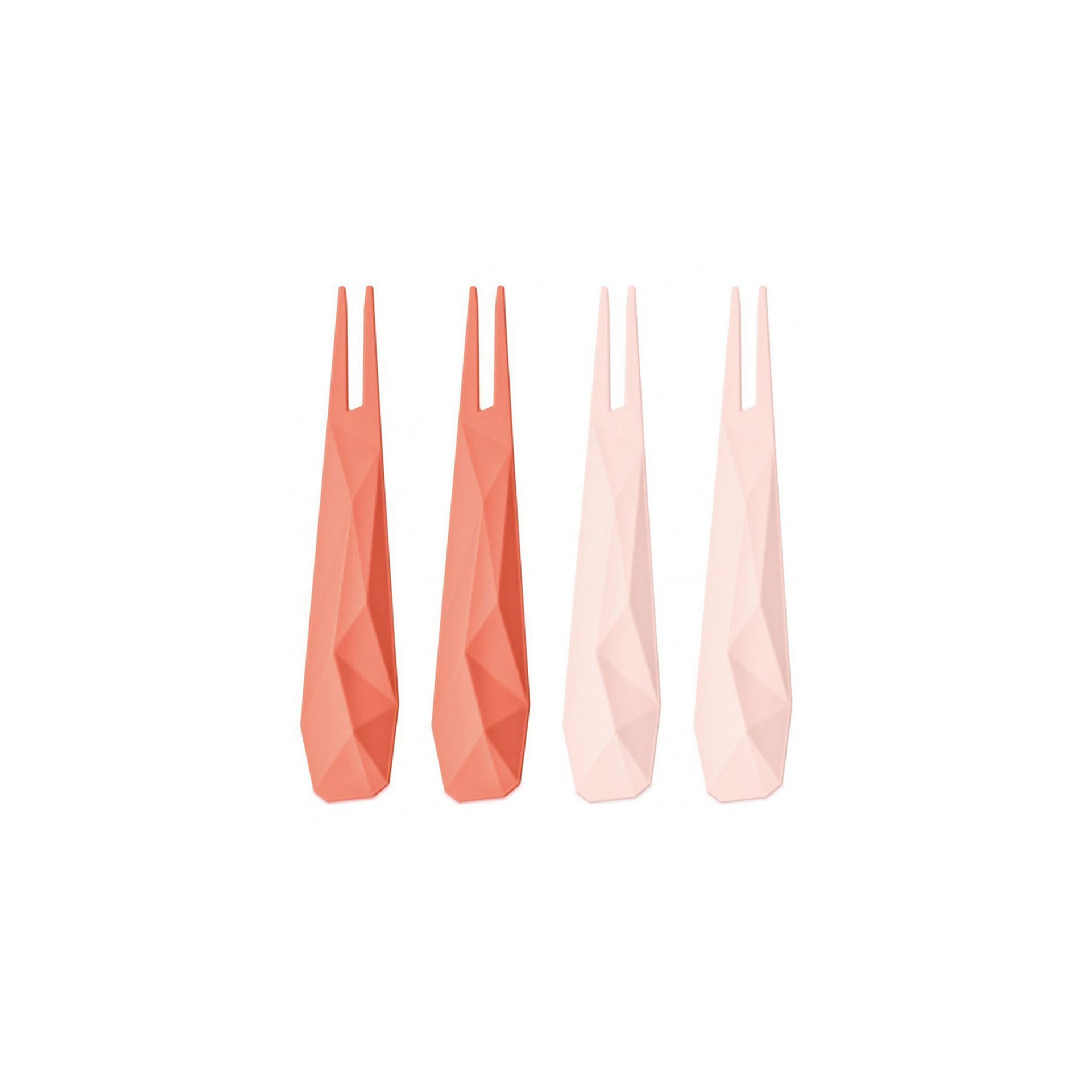Conjunto de 4 Garfos Coral