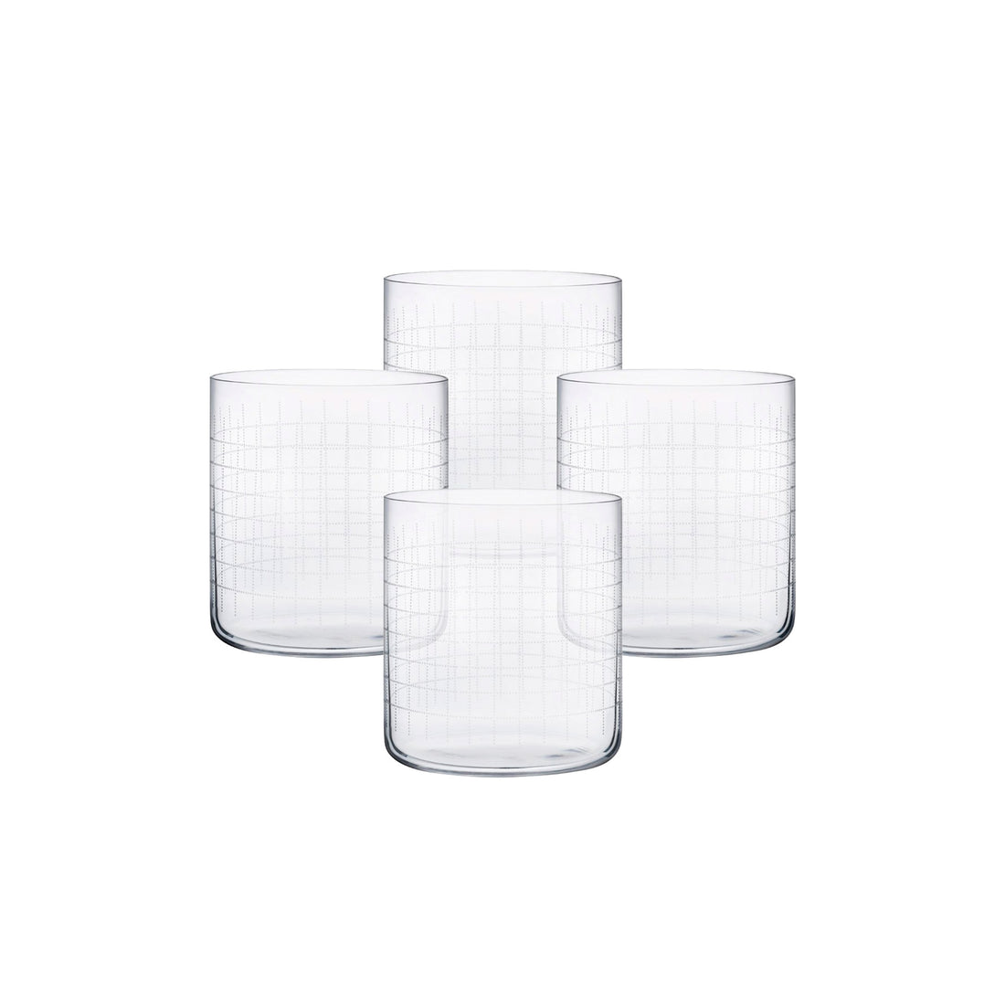 Juego de 4 vasos de whisky Finesse