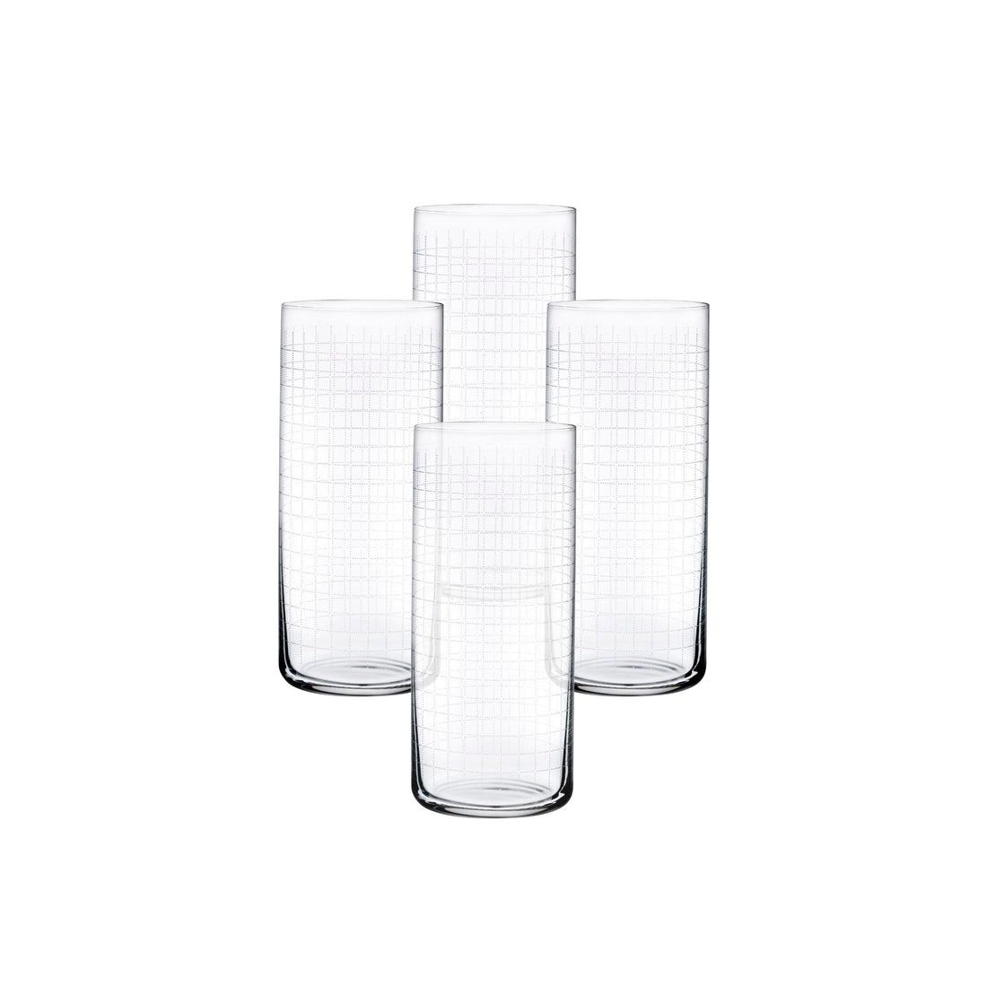 Conjunto 4 Copos de Vidro Bola Alta Finesse