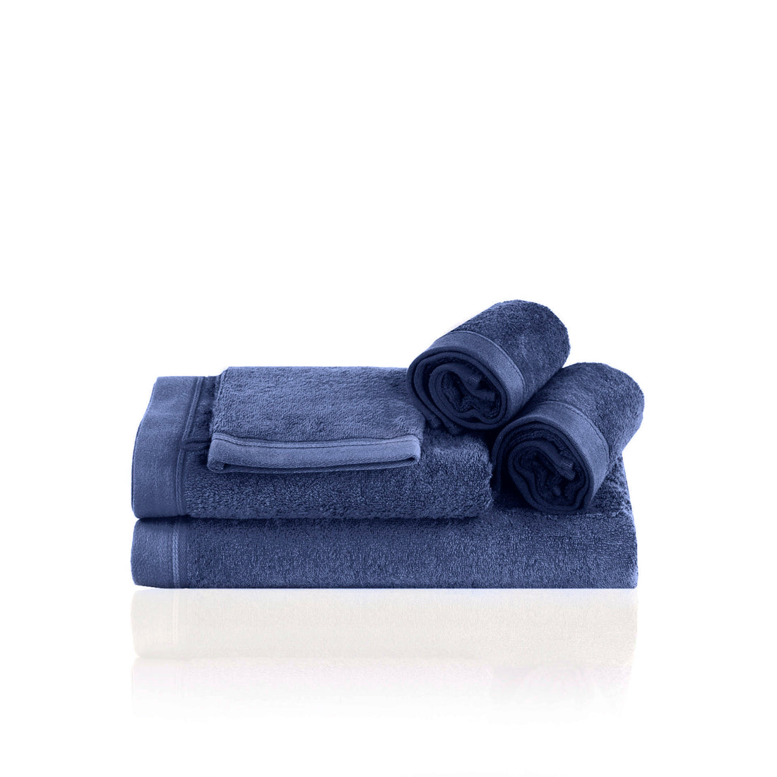Toalla Lisa 100% Algodón Marino