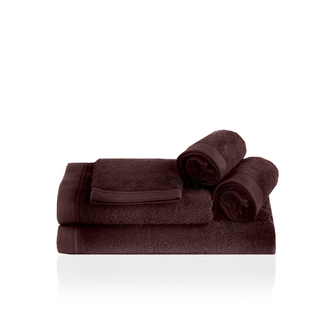 Toalla Lisa 100% Algodón Chocolate