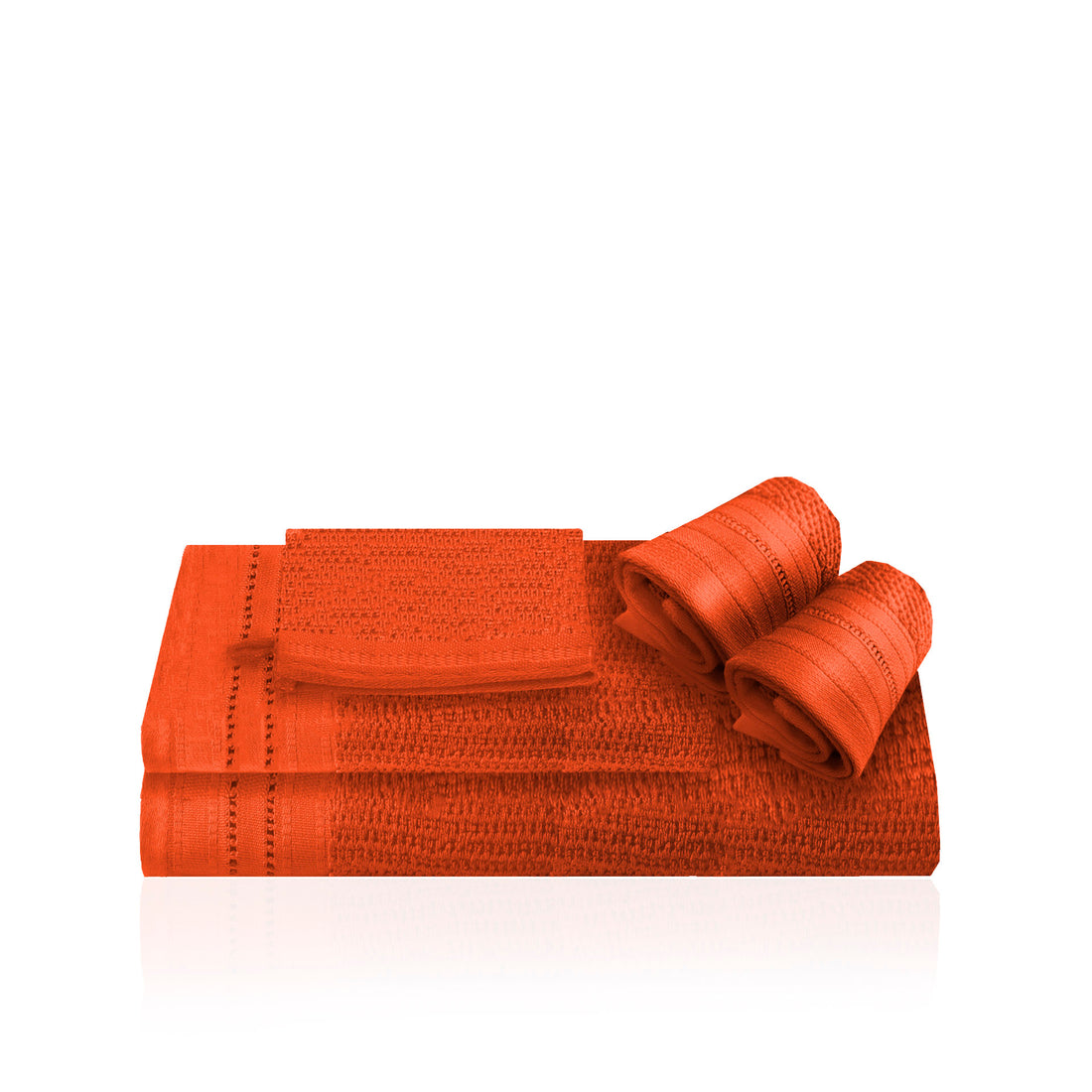 Toalha Ponto Escadote 100% Algodão Tijolo