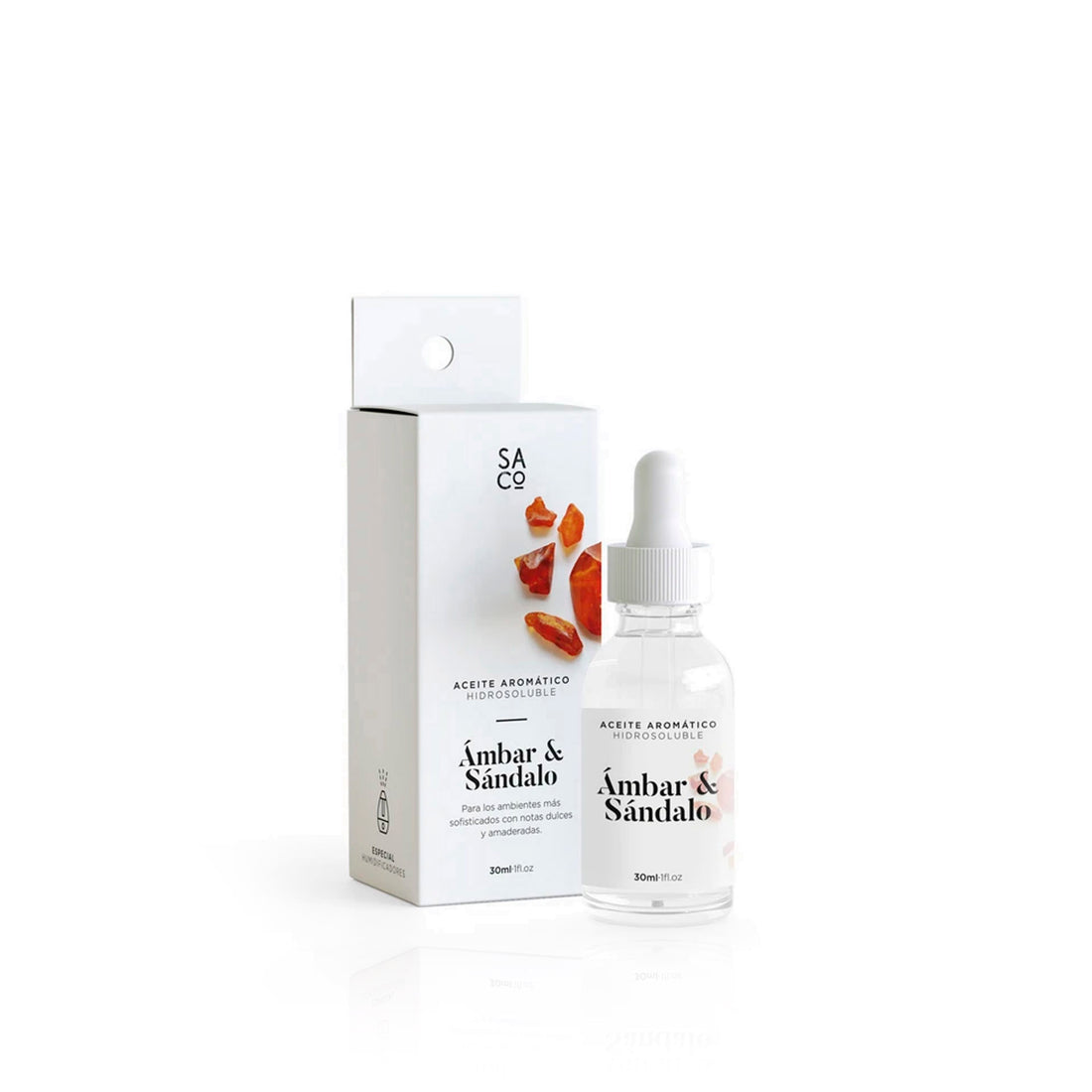 Óleo Aromático Hidrossolúvel - Âmbar e Sândalo