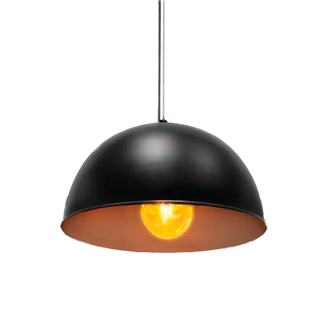 Plafón Interior Negro Cobre "Cinema" D40 cm