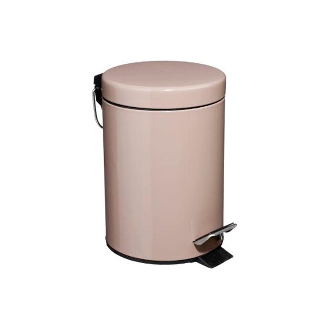 Balde do Lixo com Pedal Metal Taupe 3 L