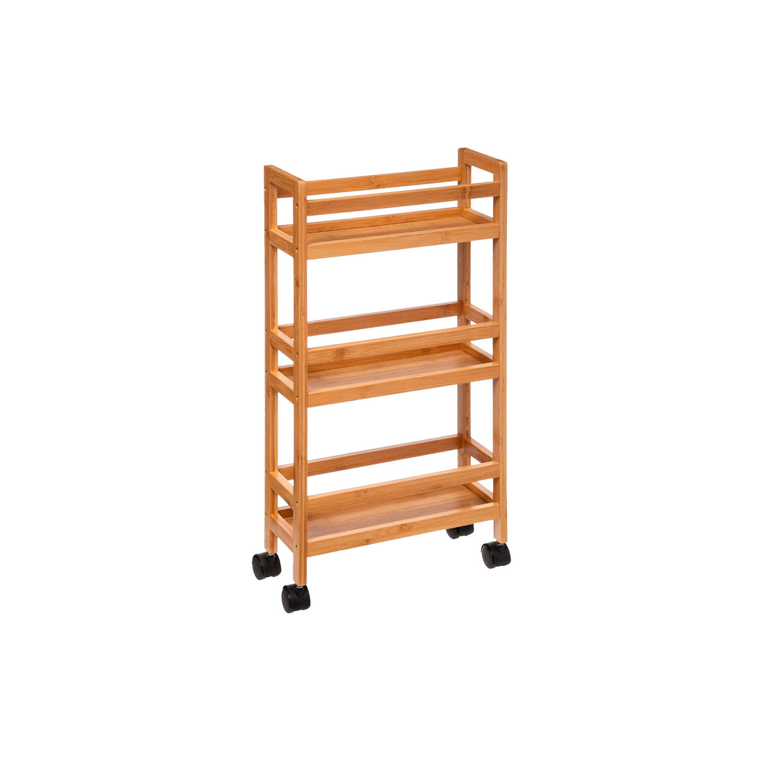 Carrinho WC com Rodas em Bambu