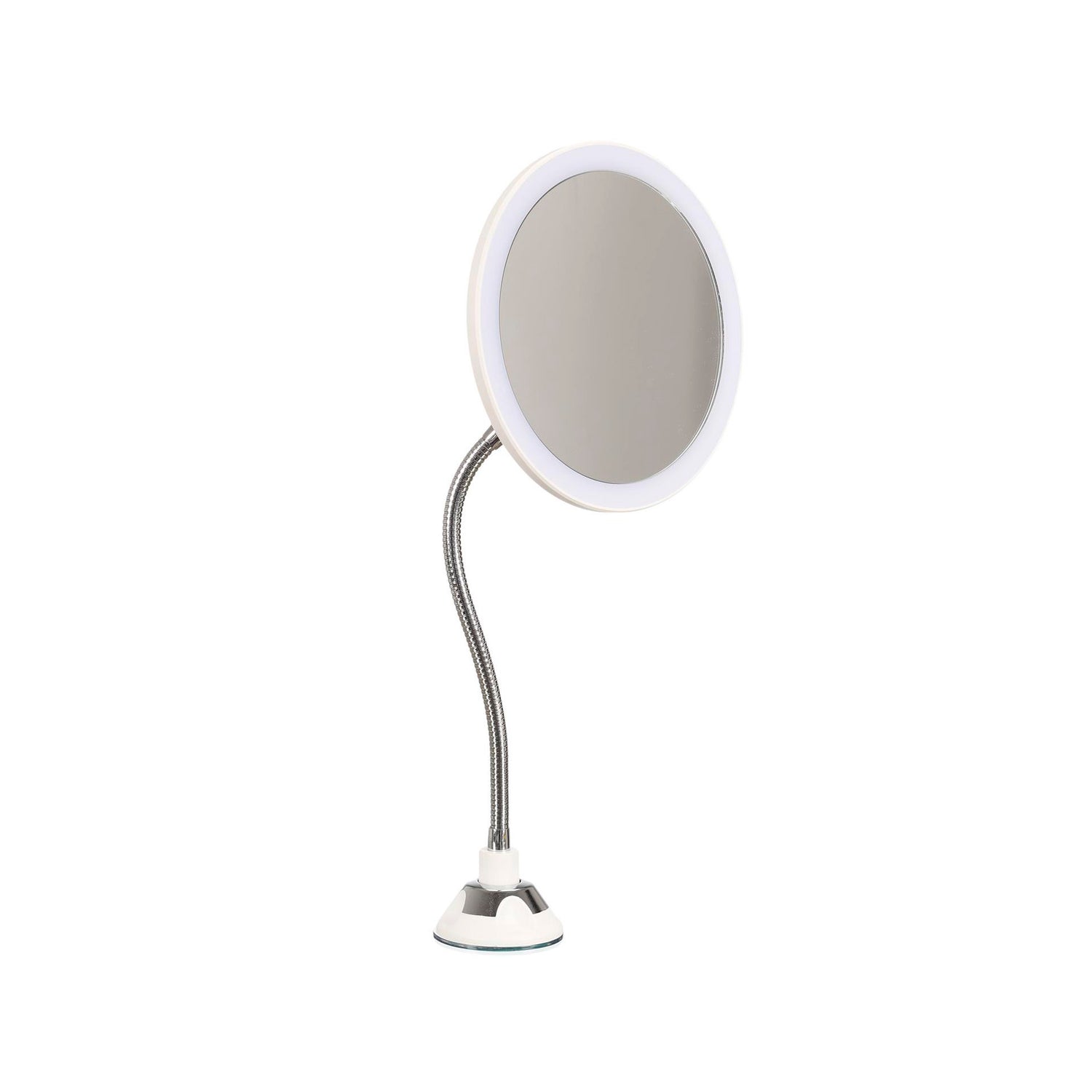 Espejo de aumento LED con brazo flexible