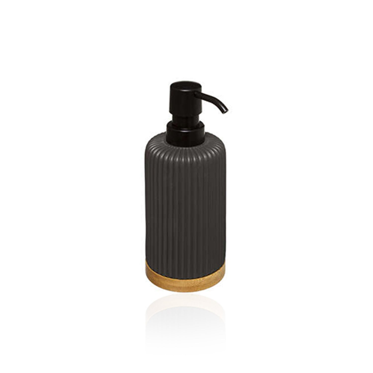 Dispensador de jabón líquido negro