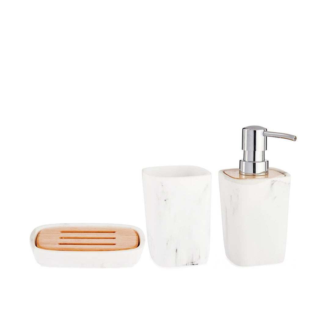Conjunto WC Branco com Bambu
