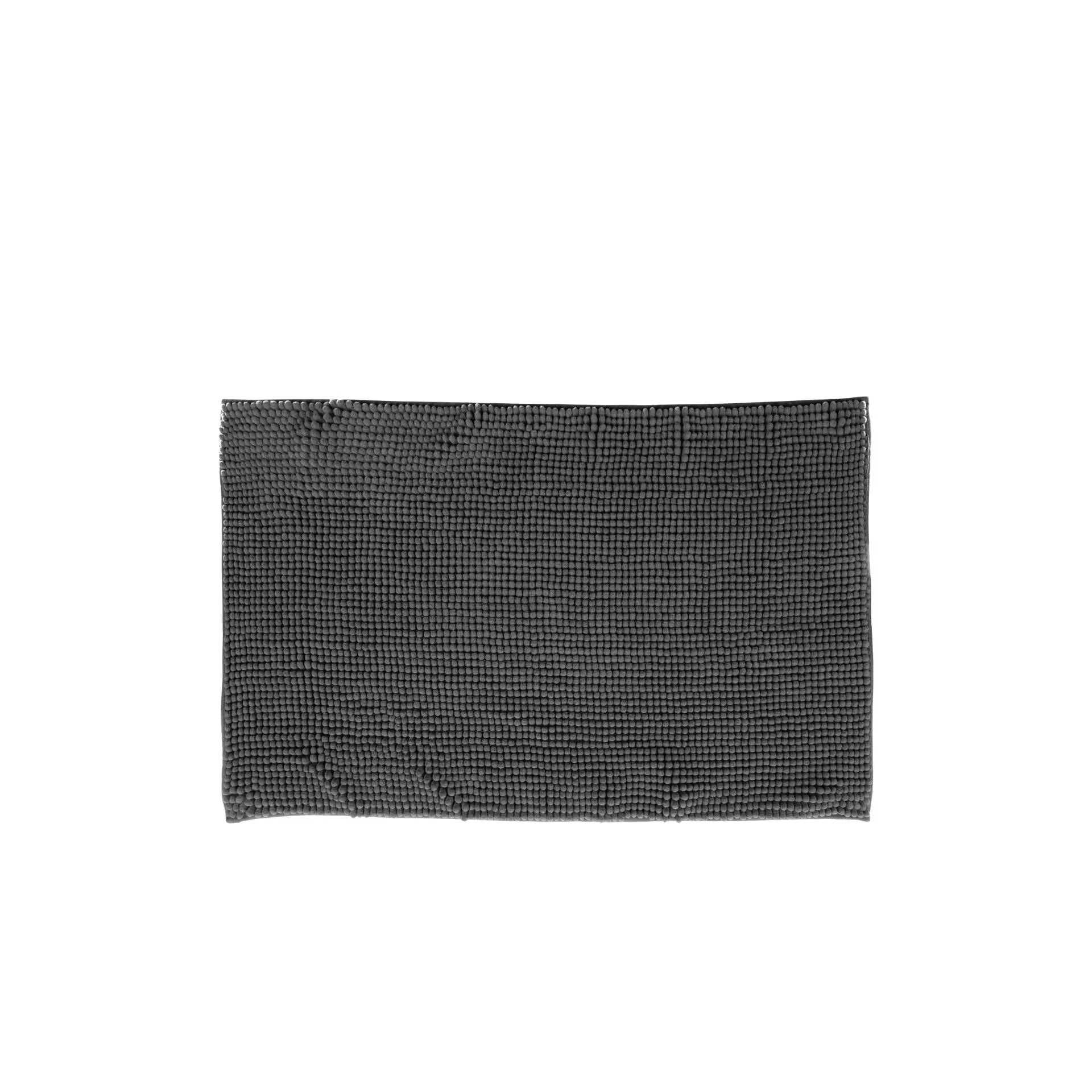 Tapete WC Chenille Cinza 50 x 80 cm