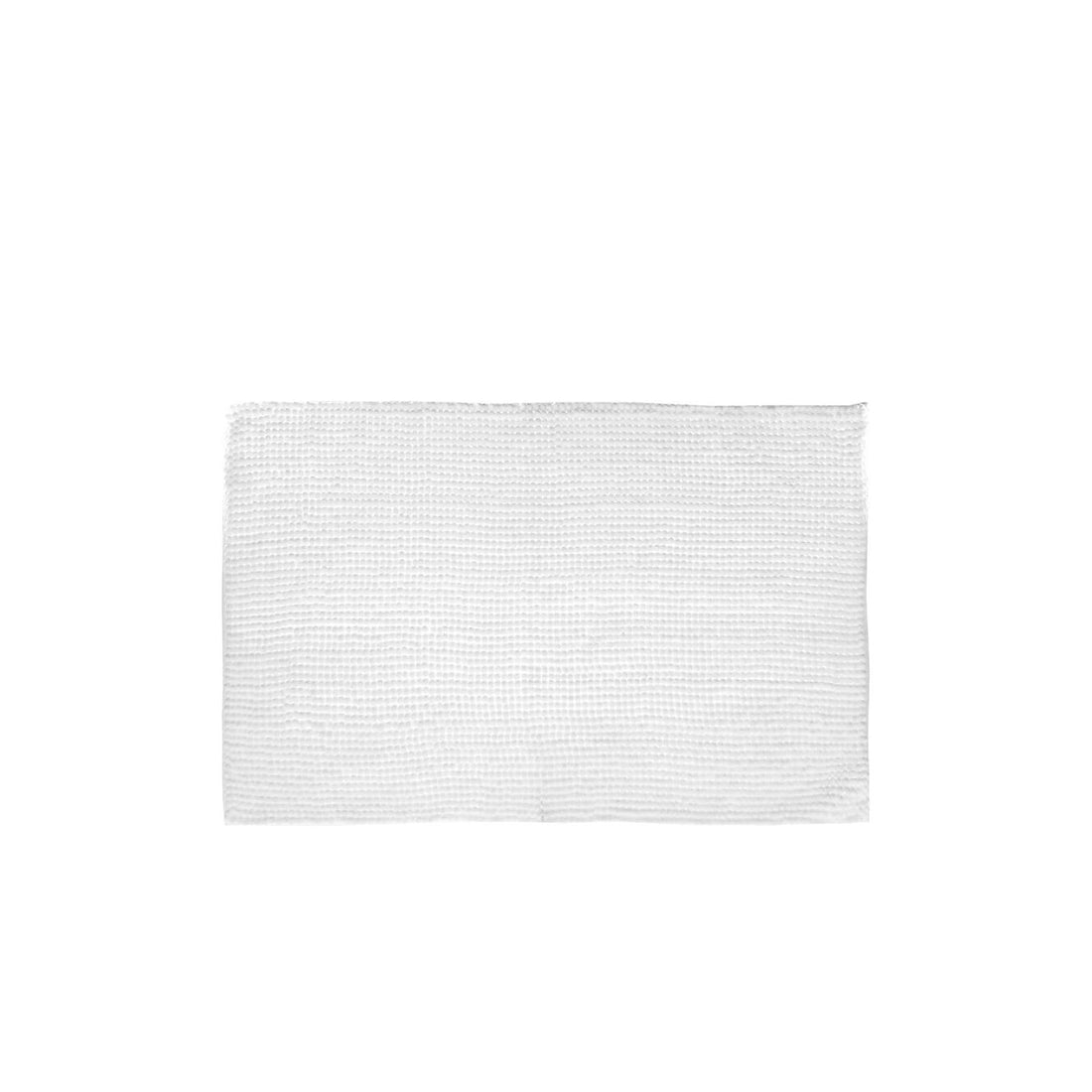 Alfombra WC Chenilla Blanca 50 x 80 cm