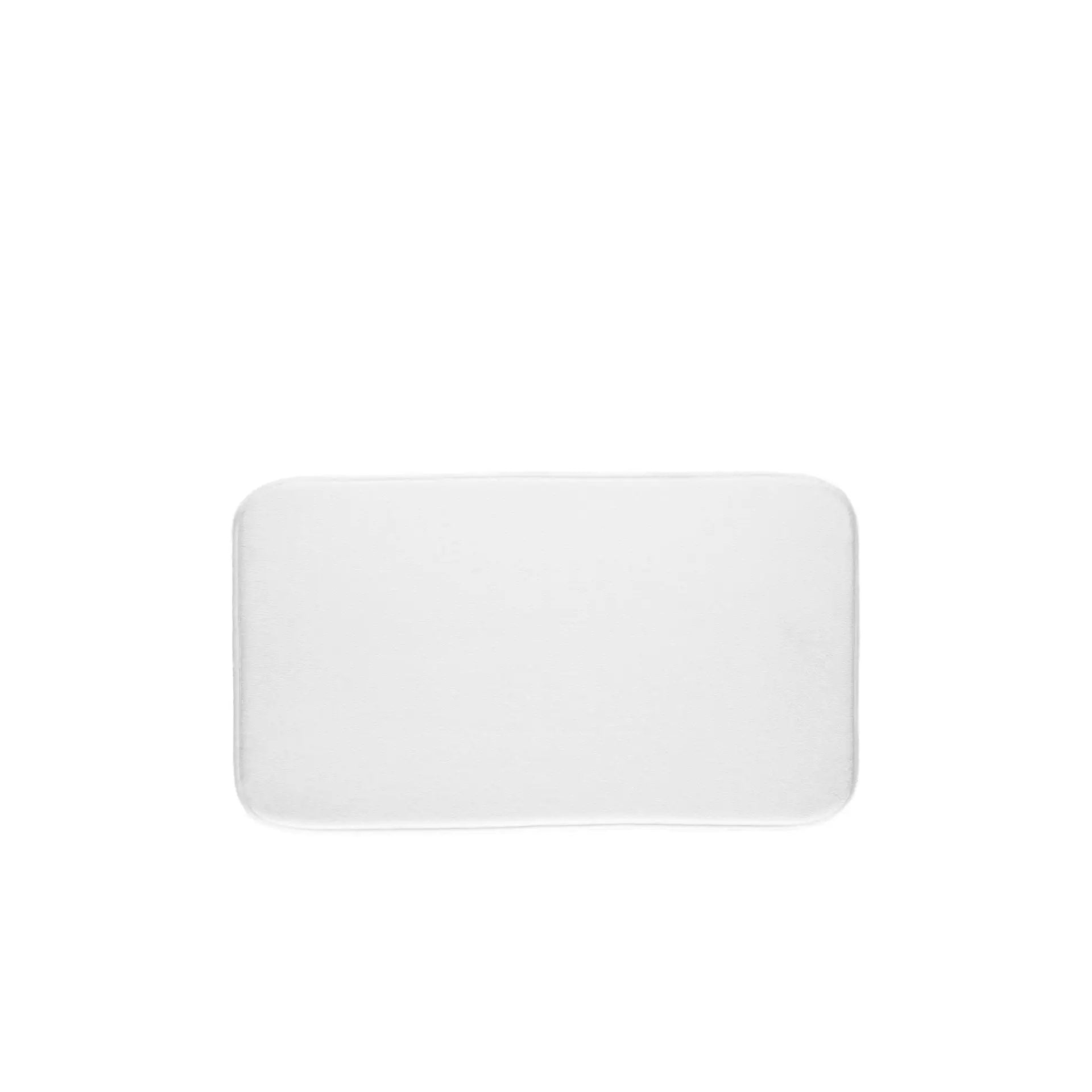 Tapete WC Microfibra Branco 48 x 80 cm
