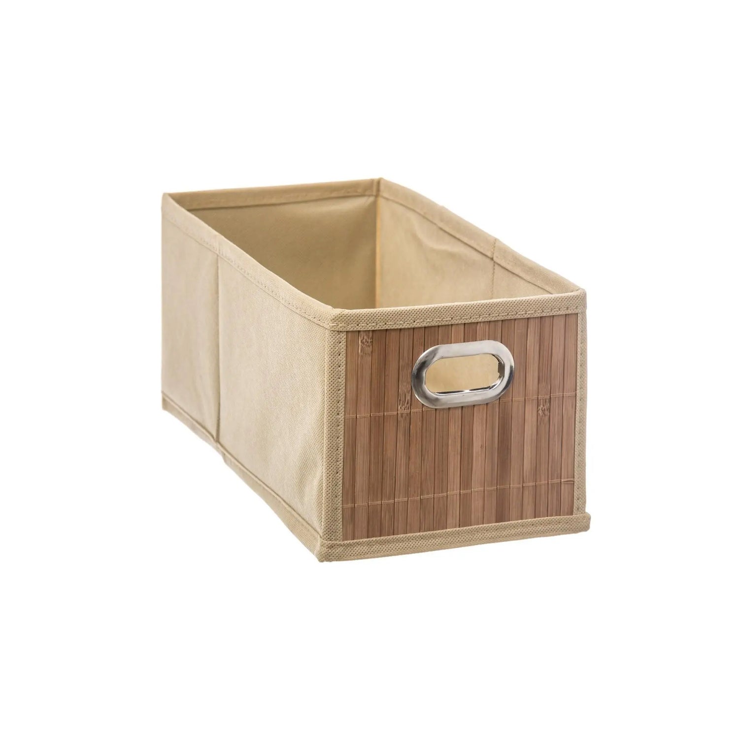 Cesta de almacenamiento de bambú