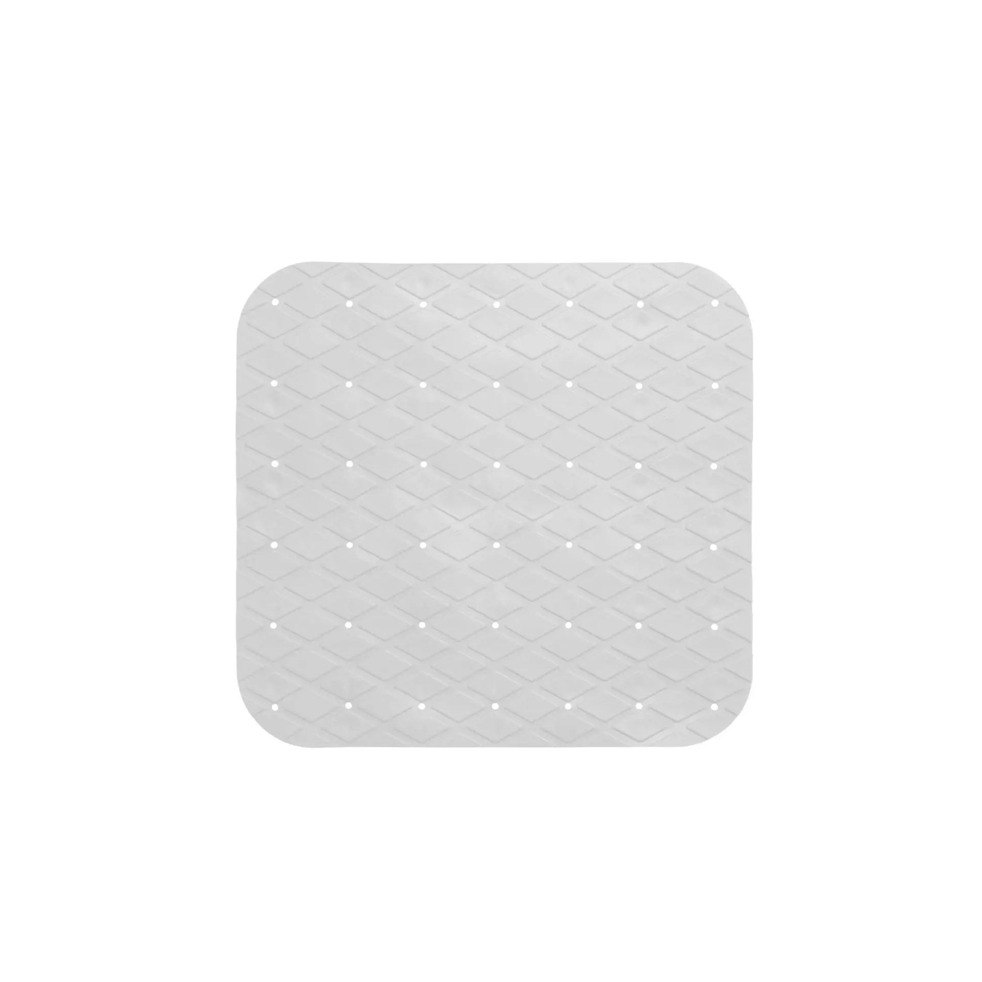 Tapete WC Antiderrapante Branco 50 x 50 cm