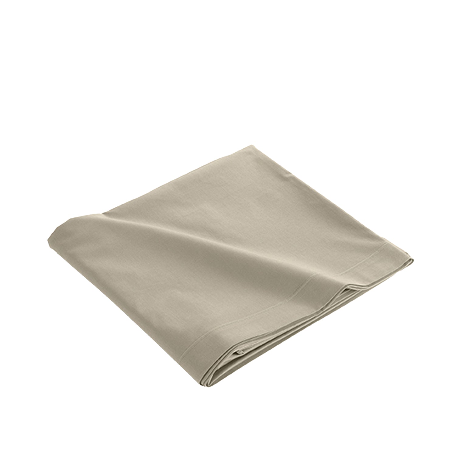 Lençol Liso 1 Pessoa Algodão Bio Taupe
