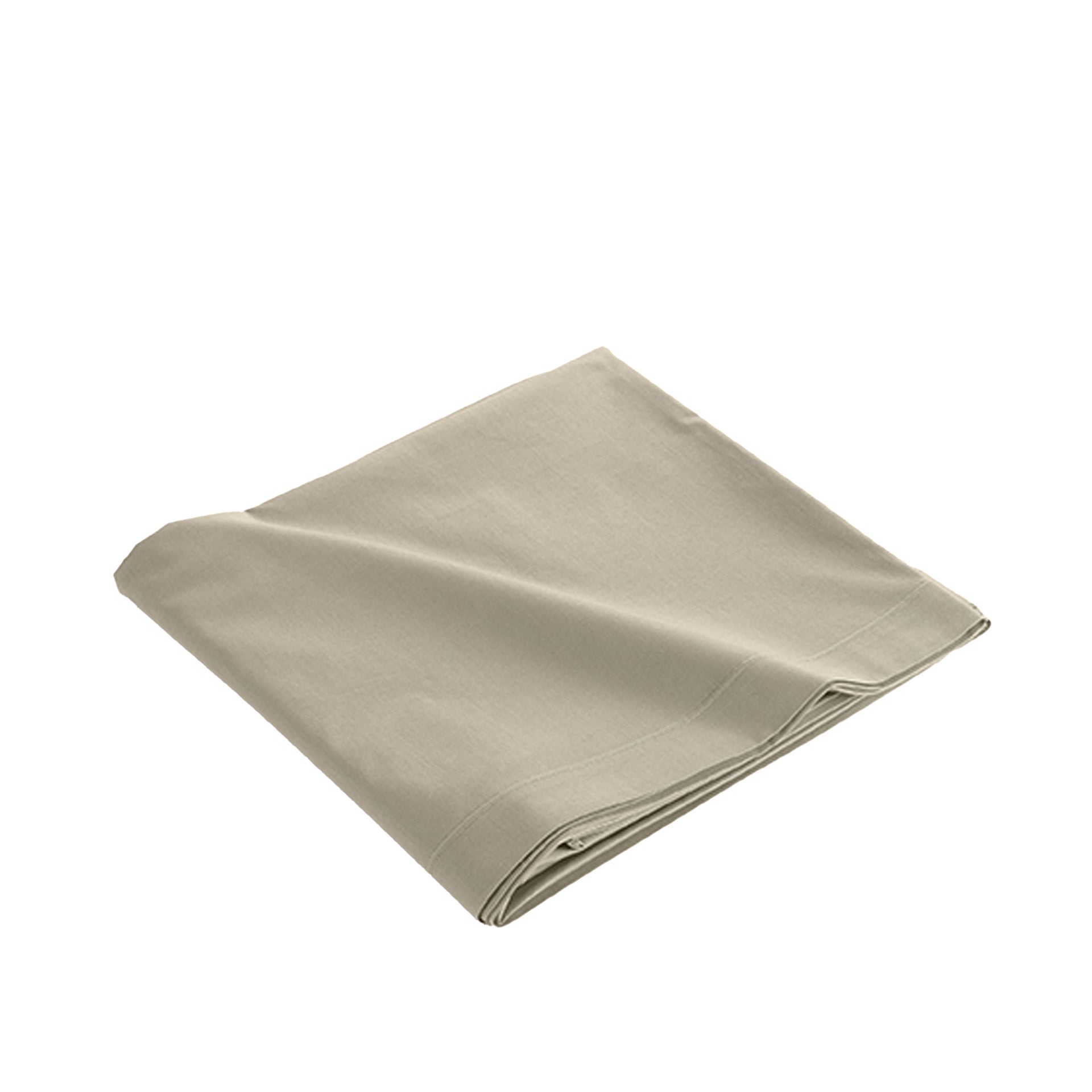 Lençol Liso 1 Pessoa Algodão Bio Taupe