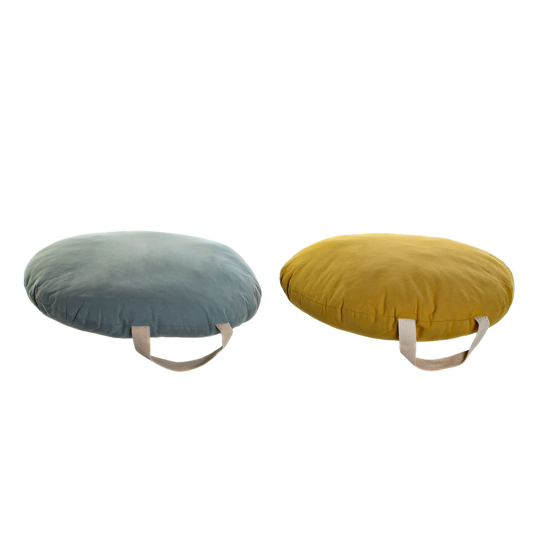 Almofada de Chão com Pega Couro