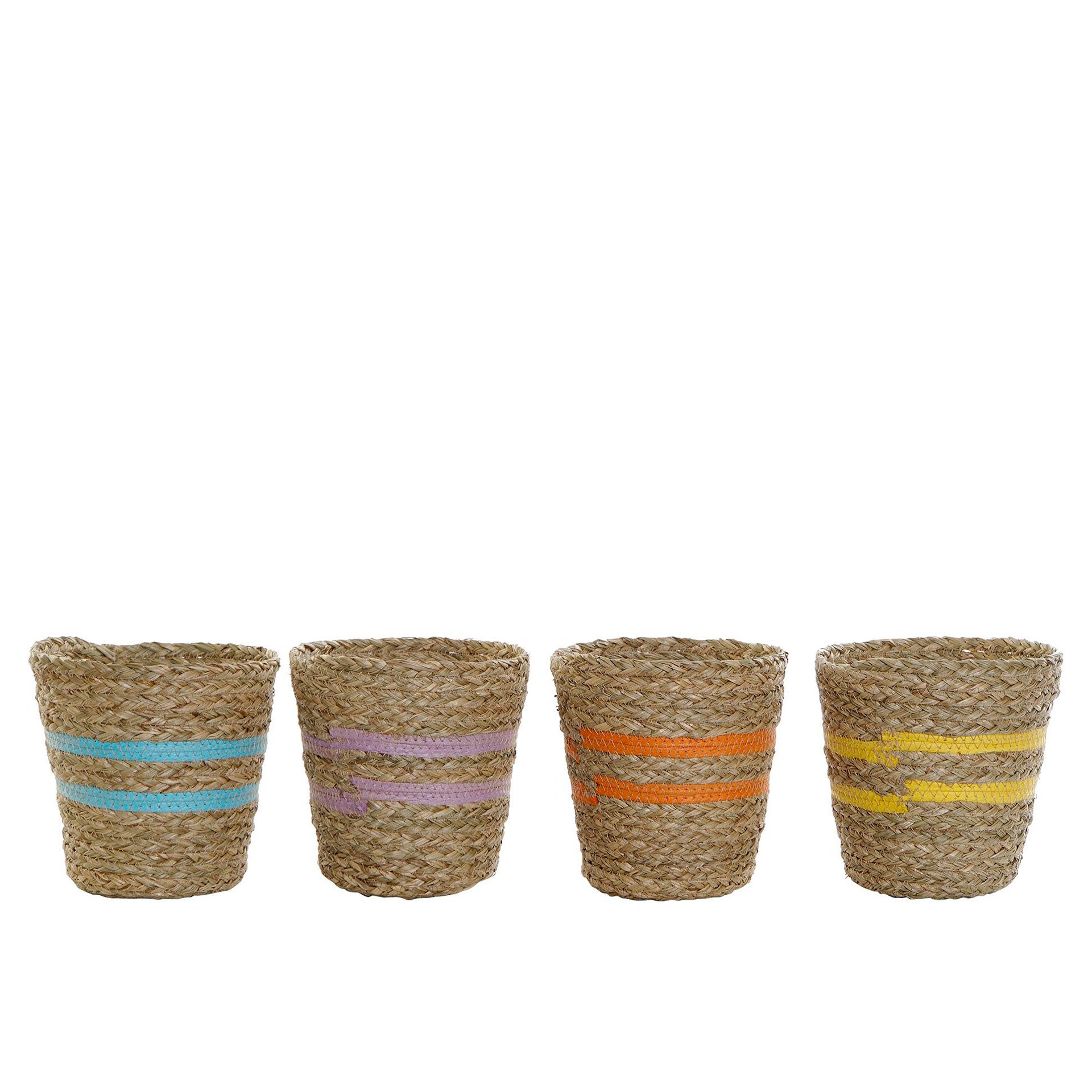 Set de 4 Jardineras Colores Surtidos