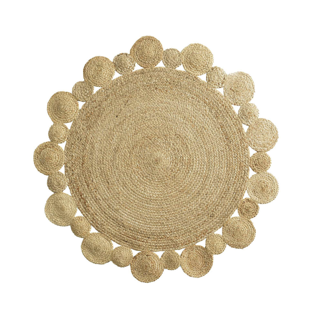 Tapete Redondo Juta Natural Cordou 120 cm