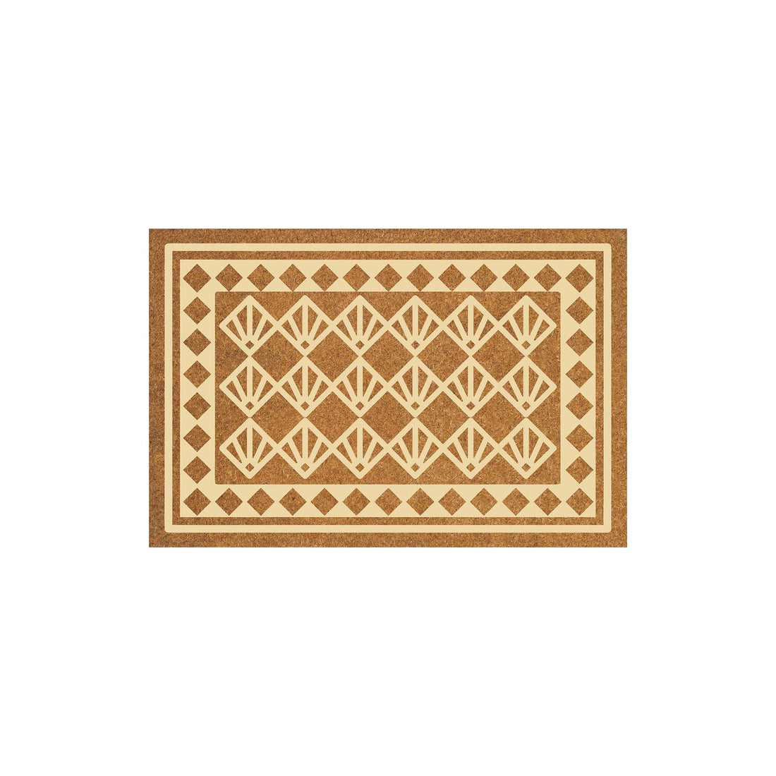 Tapete de Entrada Rectangular Relevo Chessy