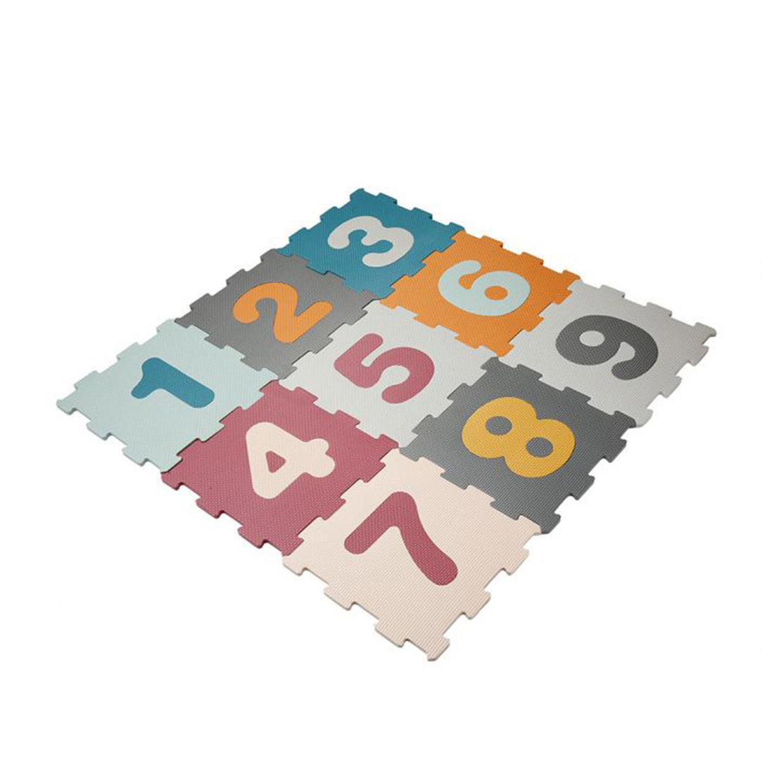 Tapete Puzzle em Eva 1-9 18 Peças