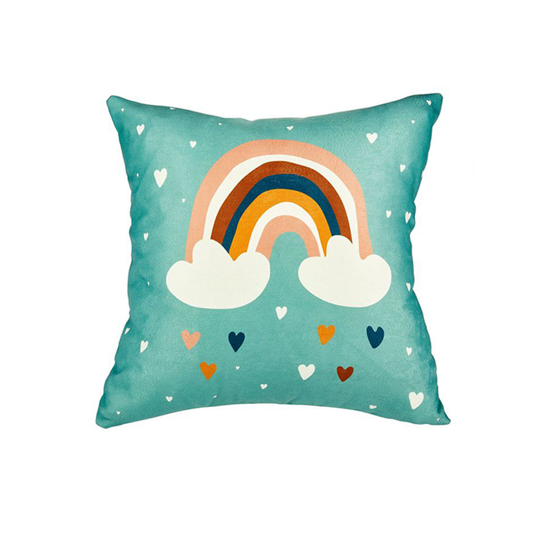 Capa de Almofada Quadrada "Rainbow" Verde