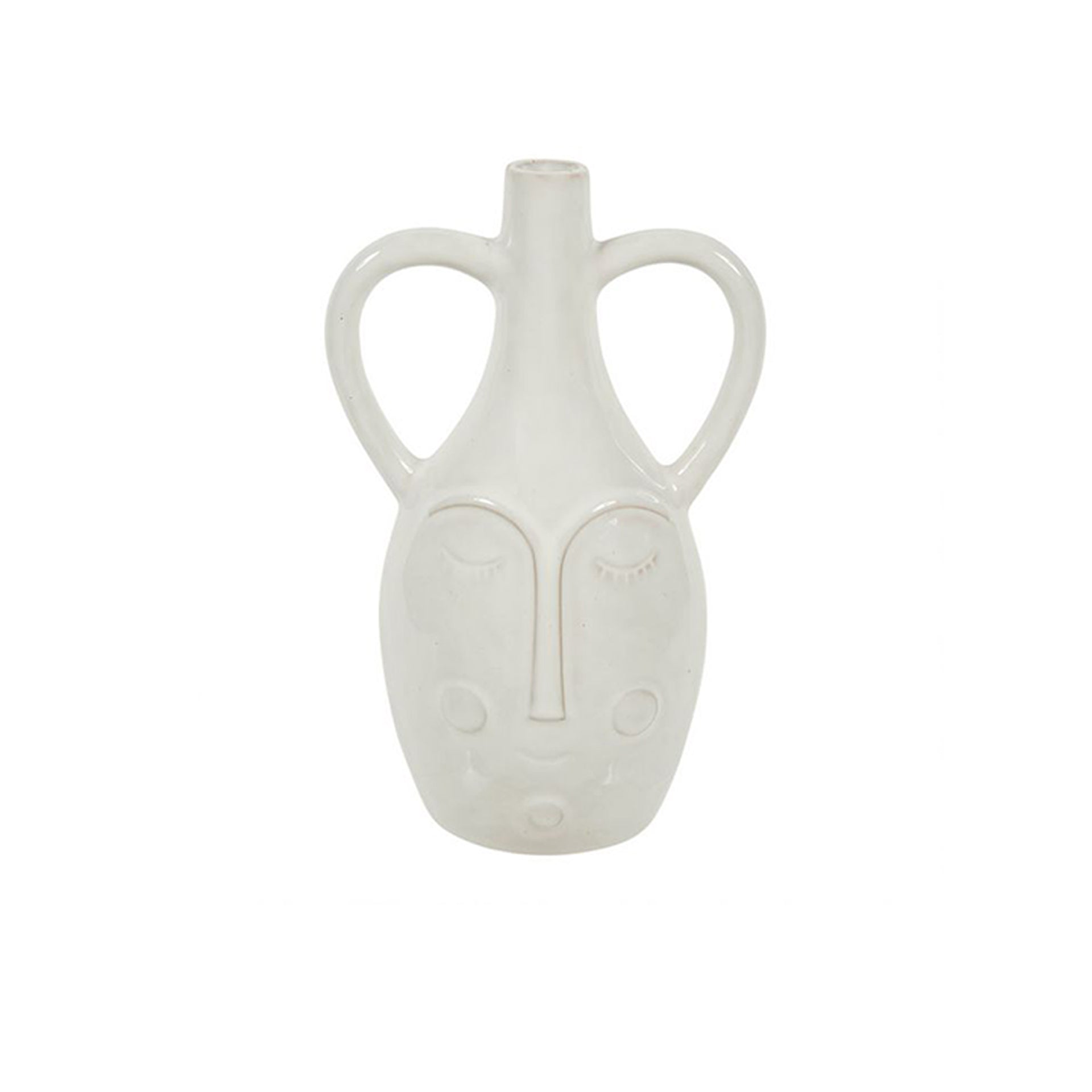 Vaso Cerâmica Branco