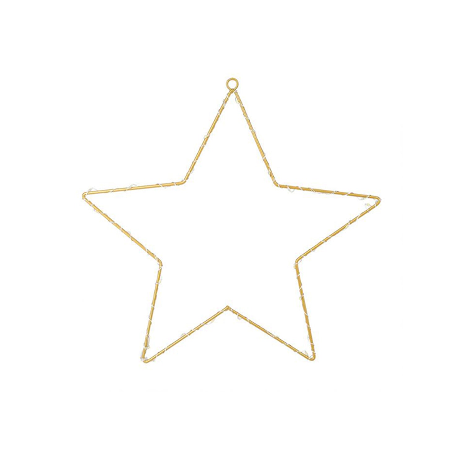 Estrela Decorativa LED Metal