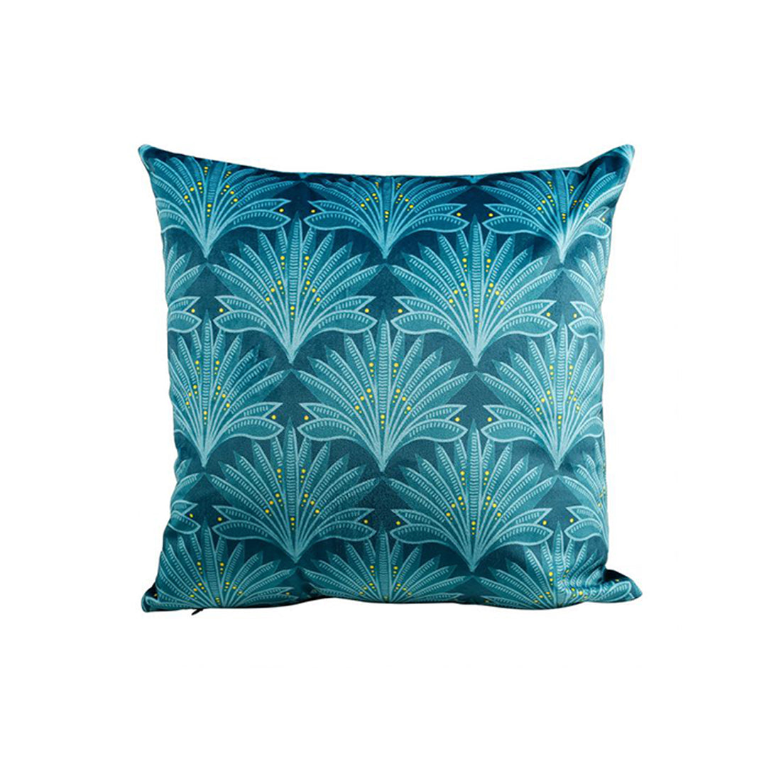 Capa de Almofada Quadrada "Peacock" Azul