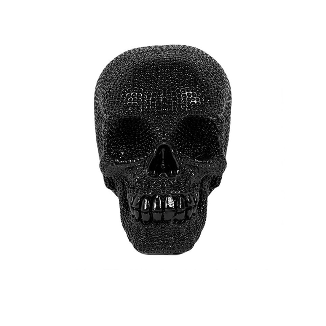 Caveira Strass Preta