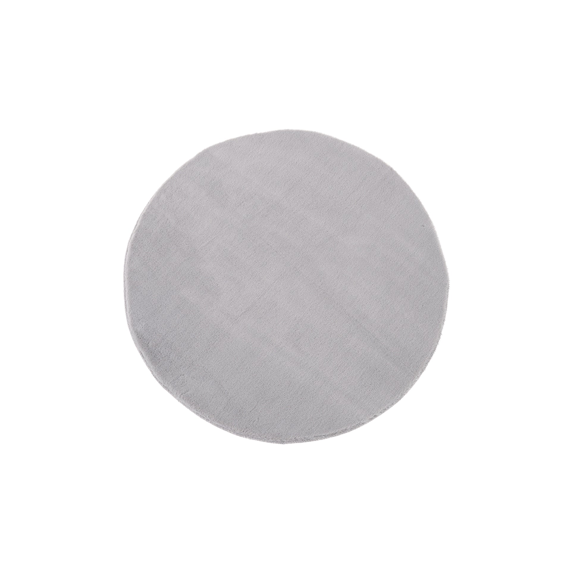 Tapete Pele Coelho Artificial Softly Cinza 80 cm