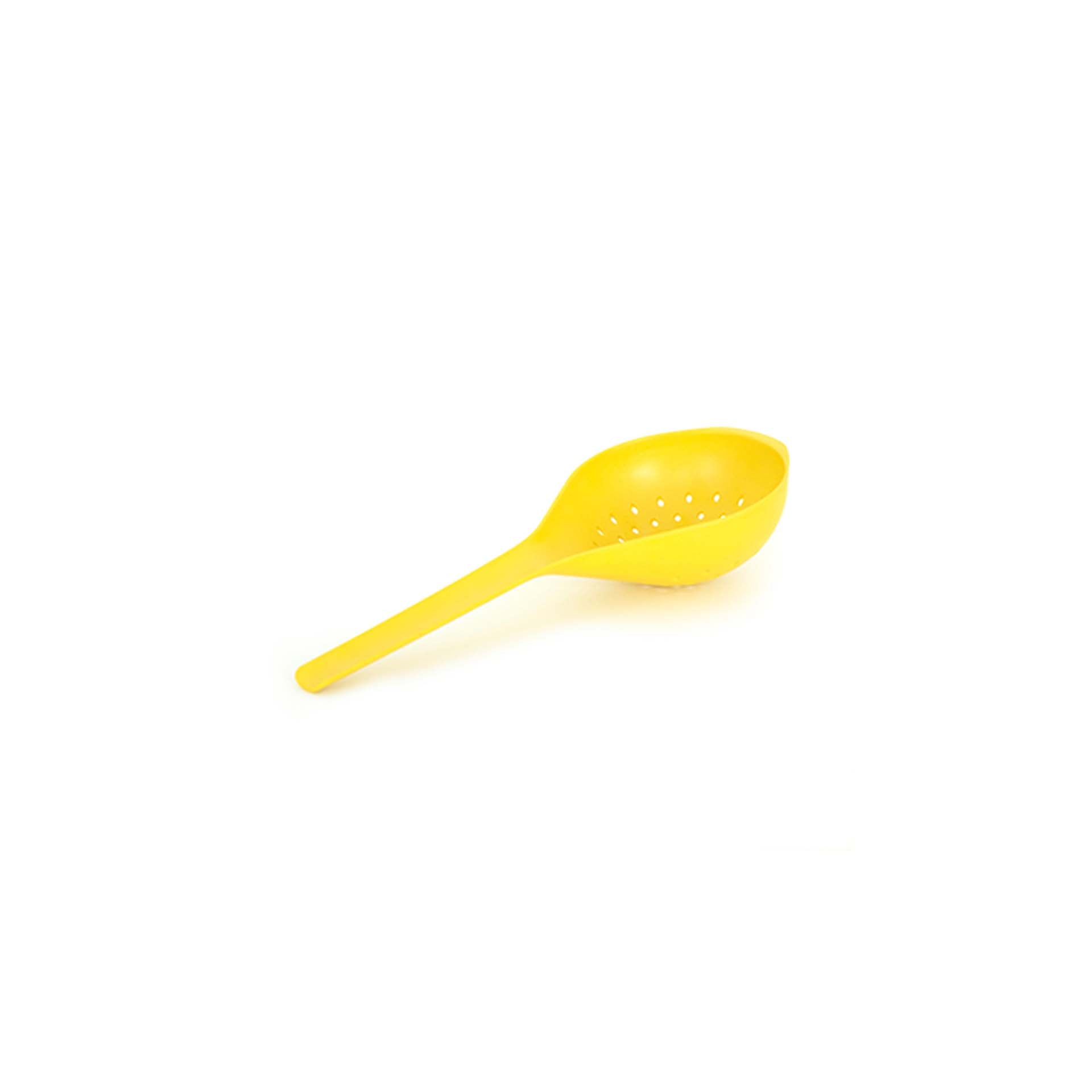 Colher com Escorredor Amarelo
