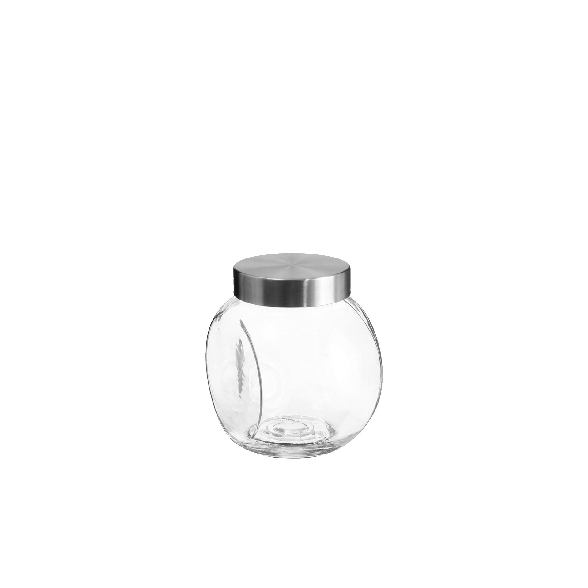 Frasco Vidro Bomboneira Tampa Inox 1,5 L