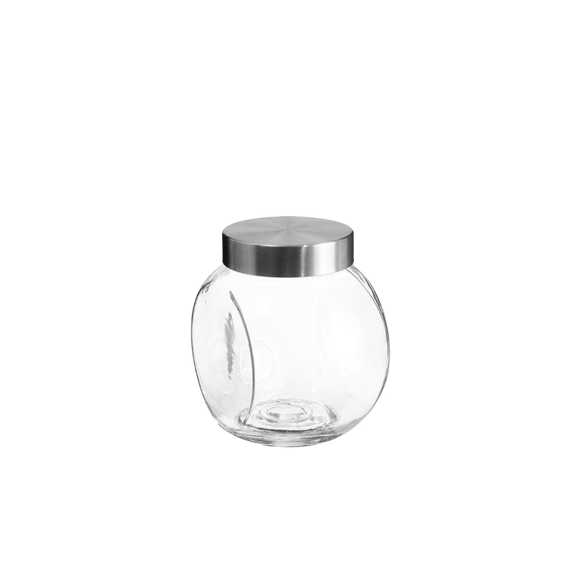 Frasco Vidro Bomboneira Tampa Inox 2,1 L