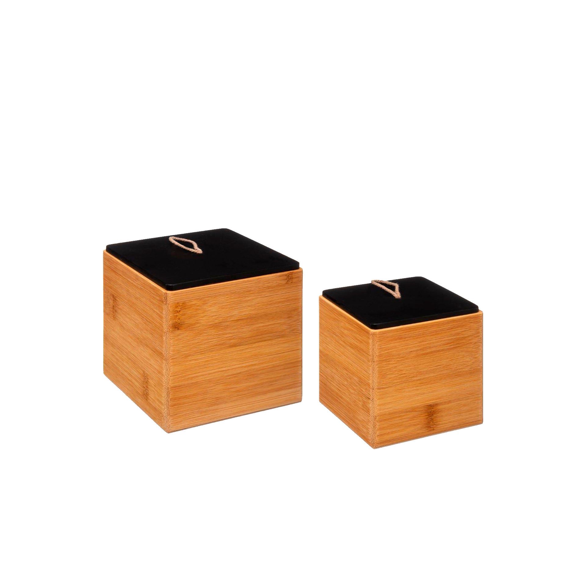 Conjunto 2 Caixas Bambu para Alimentos