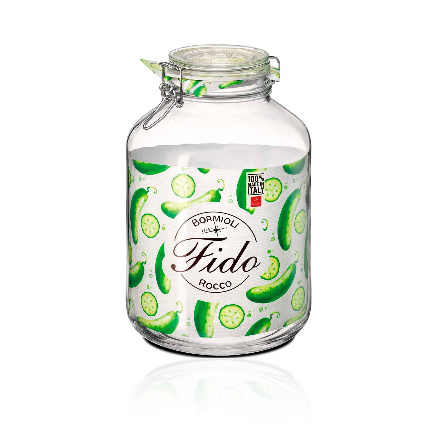 Fido Botella Hermética Cristal 5 L