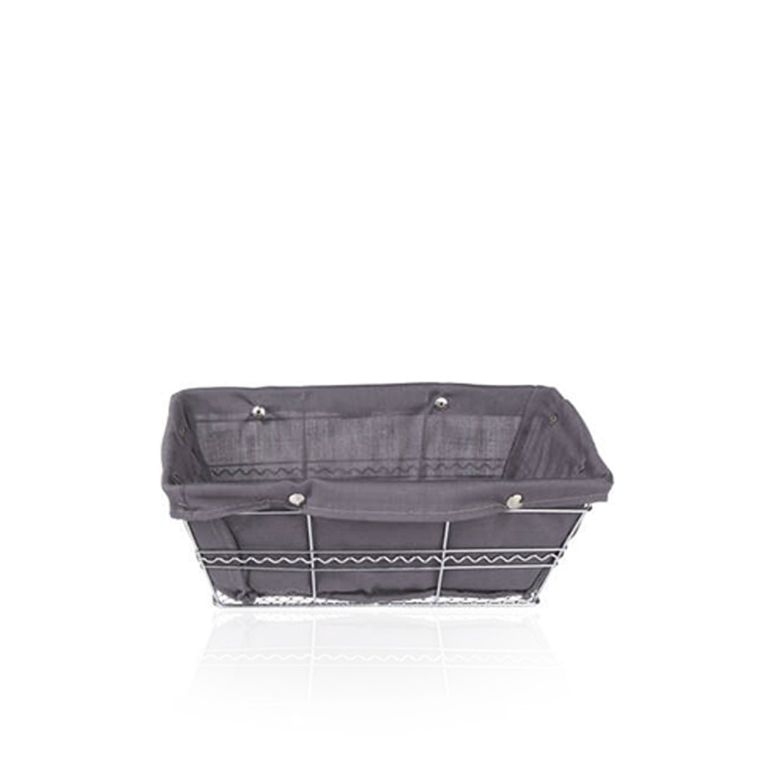 Cesto para Pão em Metal e Tecido