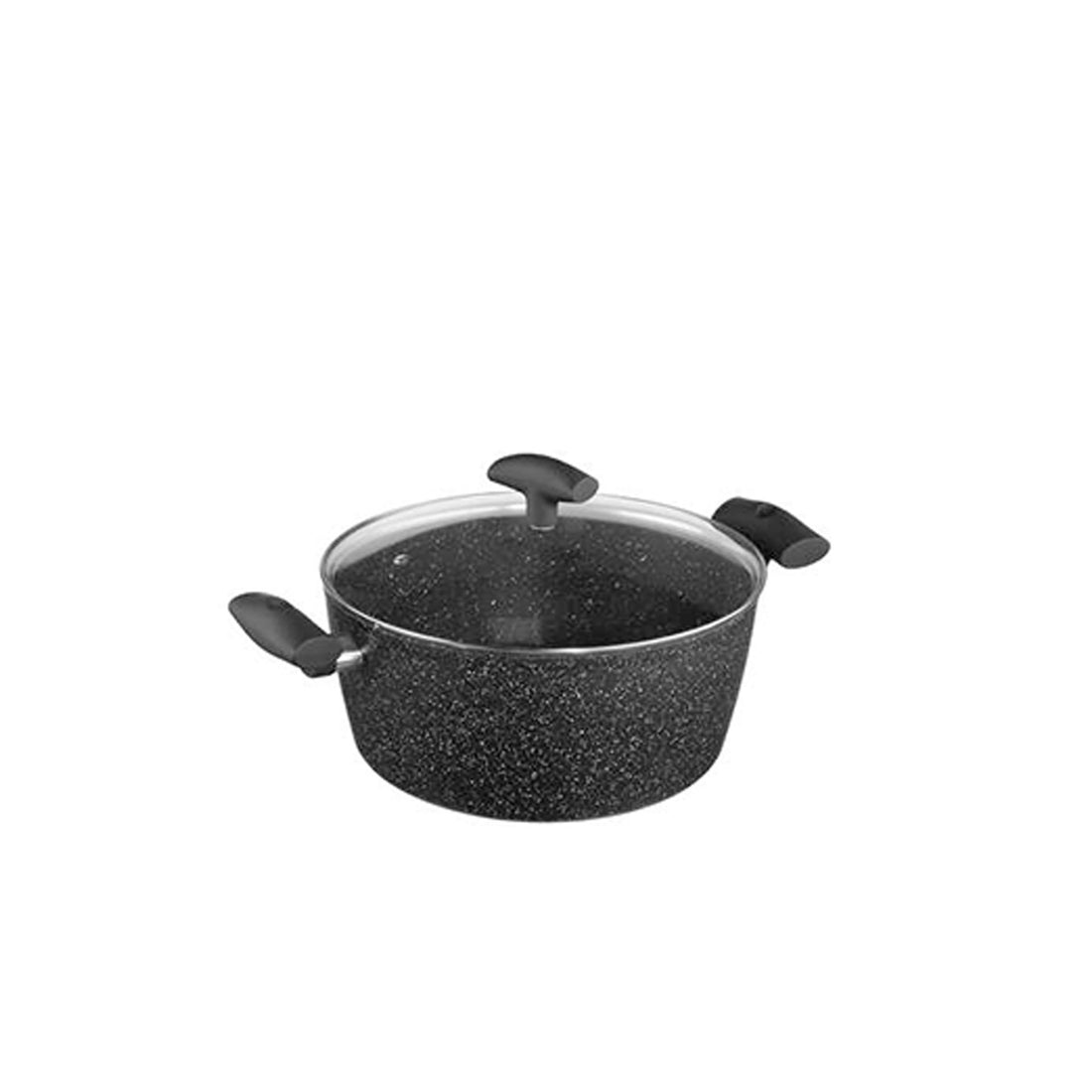 Sartén aluminio con tapa 28 cm