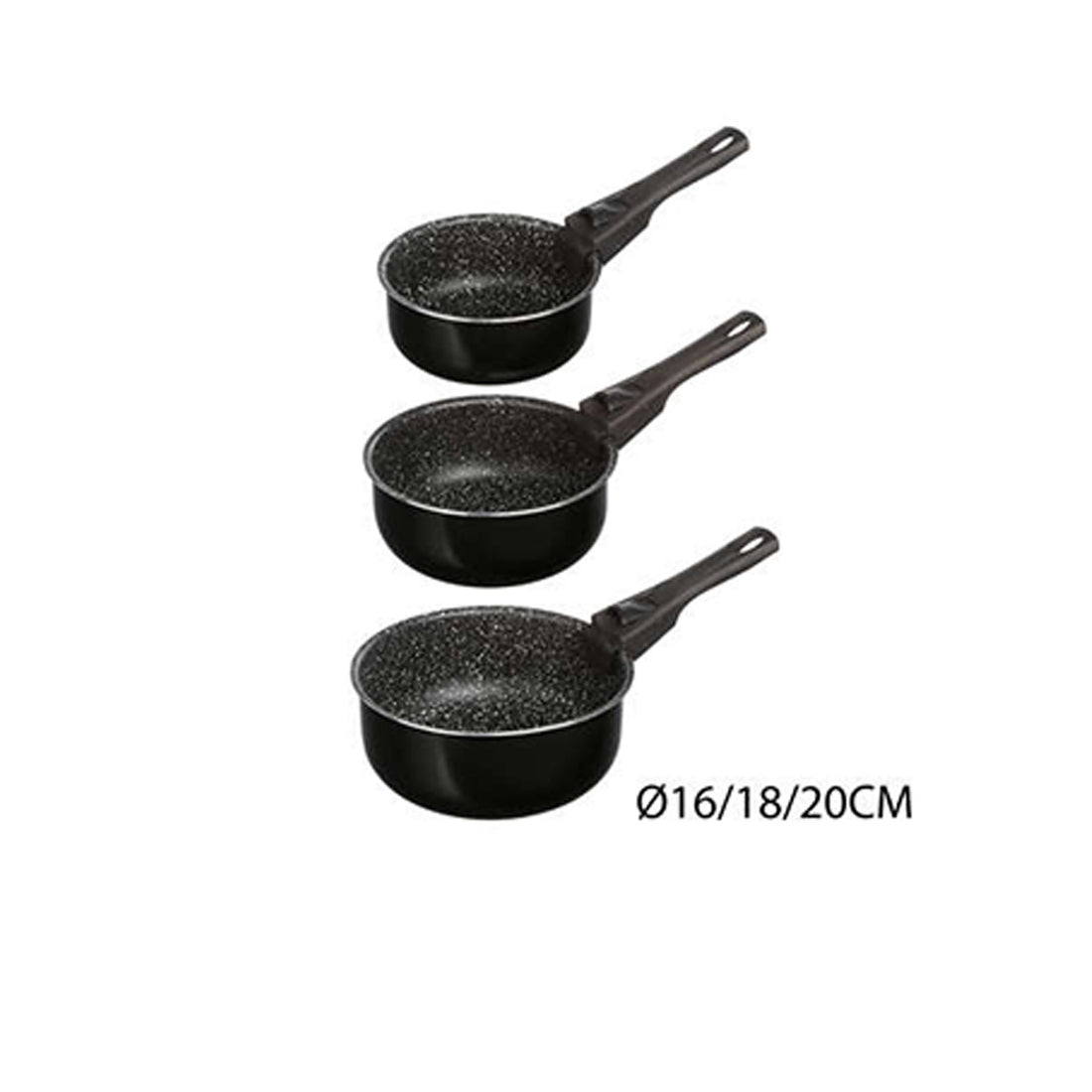 Conjunto 3 Caçarolas com Pega Removível