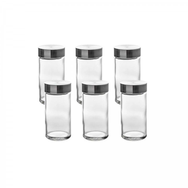 Conjunto 6 Frascos Especiarias