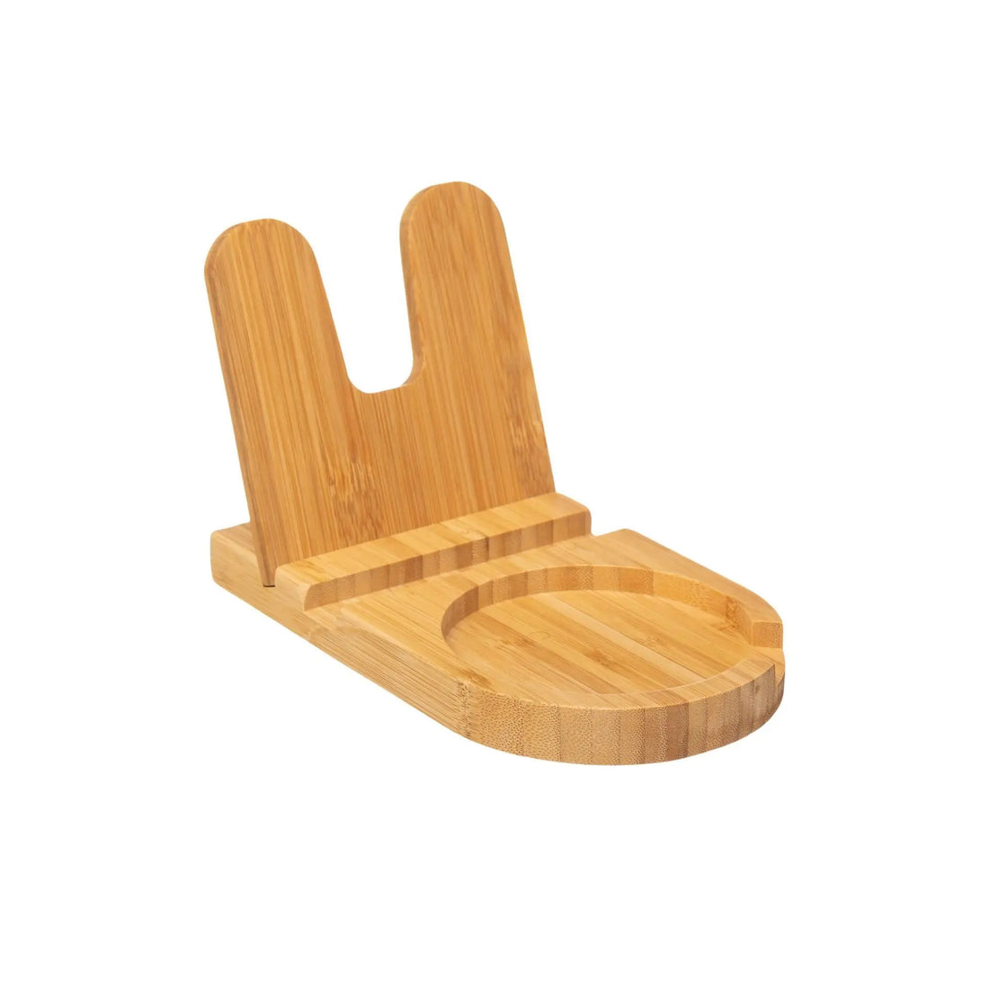 Soporte de cuchara de cocina de bambú