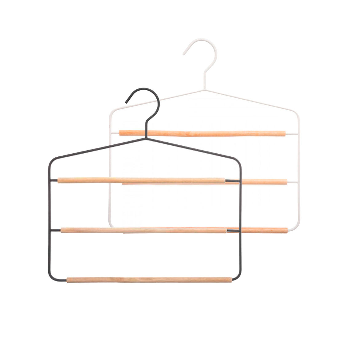 Percha Metálica para 3 Pantalones