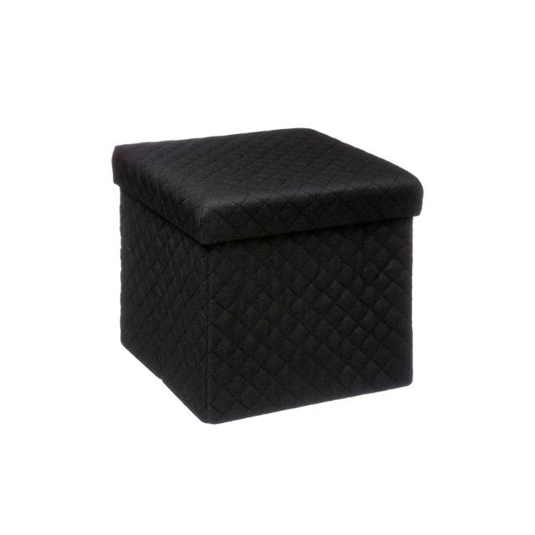 Puff com Arrumação Preto