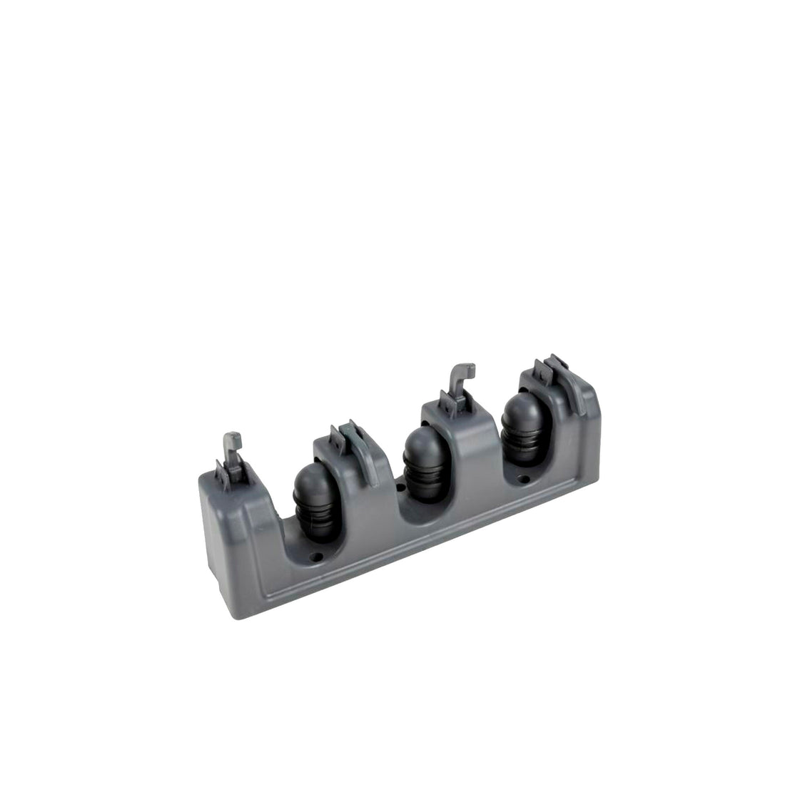 Suporte 3 Vassouras + 4 Ganchos